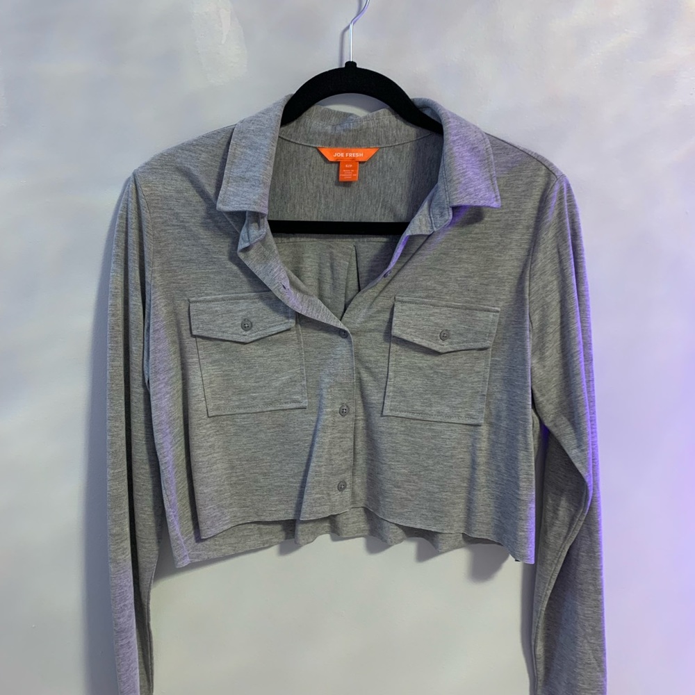 Cropped Button Up
